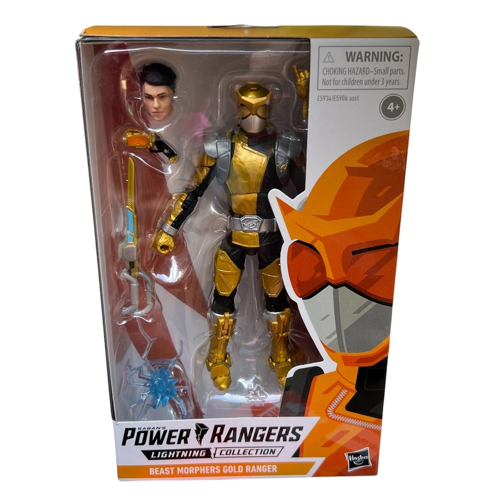 Hasbro‎ Power Rangers Lightning Collection Beast Morphers Gold Ranger 6" Figure